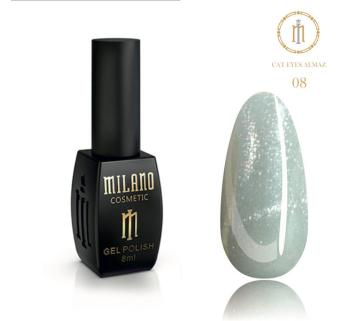 Гель Лак MILANO Cat eyes ALMAZ 8 Мл № 08