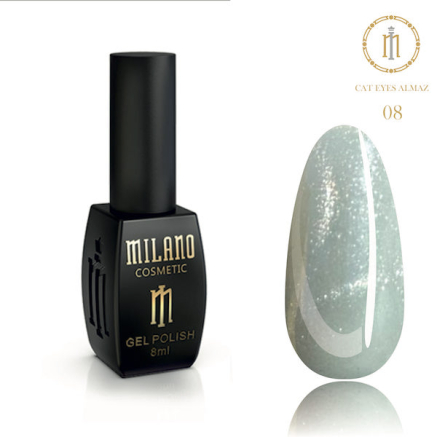 Гель Лак MILANO Cat eyes ALMAZ 8 Мл № 08