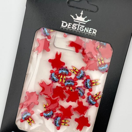 3D декор для об'ємного дизайну нігтів 'Містер Крабс' Designer - K6