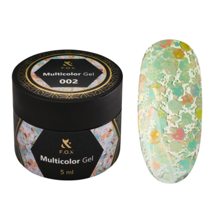 Гель-лак F.O.X Multicolor Gel 002. 5 мл (2100994269662)
