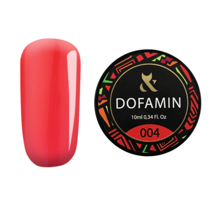 База неоновая F.O.X Base Dofamin 004. яркий коралловый. 10 мл (2100994246922)