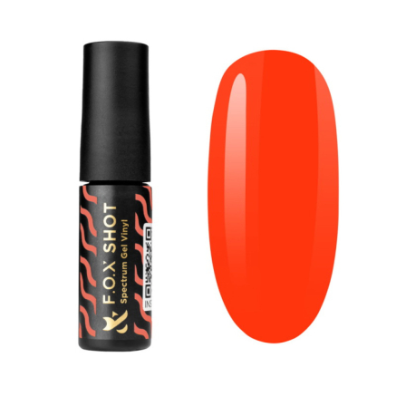 Гель-лак F.O.X Shot Spectrum Gel Vinyl 036 Extreme кораловий. 5 мл (2100994249237)