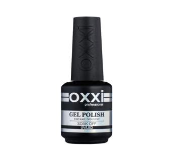 Топ для гель-лака без липкого слоя Oxxi Professional No Wipe Top Coat Crystal UV. 15 мл (2100994275915)