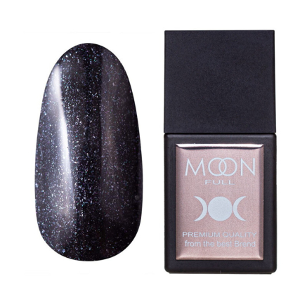 База кольорова Moon Full Amazing Color Base 3011. чорно-синій з дрібним шимером. 12 мл (5905123017315)