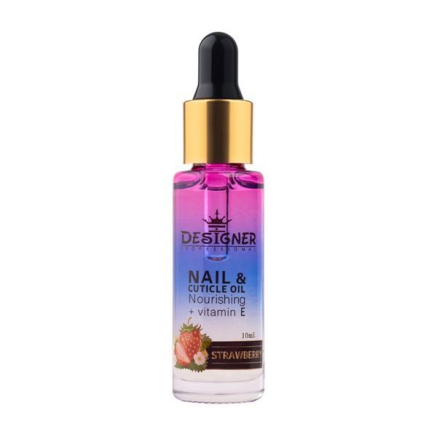 Олія для кутикули 10 мл. (Полуниця №8) - Nail&Cuticle oil від Designer