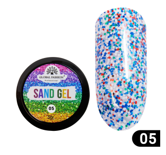 Гель-краска Sand gel Global Fashion 5 гр, 05