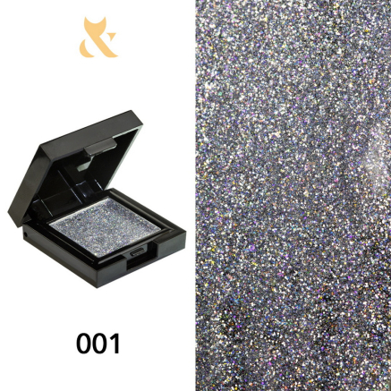 Гель-лак F.O.X Mystic Gel 001 срібло. кремоподібний. світловідбиваючий. в палетці. 5 мл (2100994264056)
