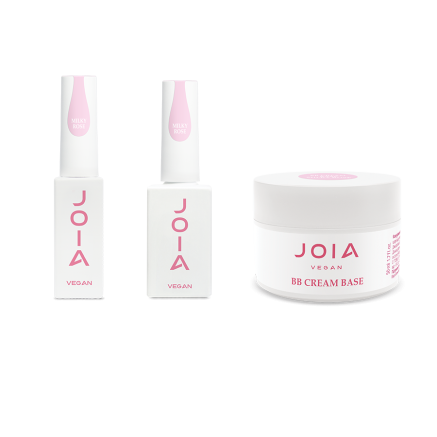 Камуфлююча база BB cream base Milky Rose, JOIA vegan, 50 мл
