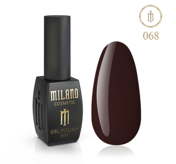 Гель лак MILANO 8 мл № 068 (Оксі червоний)