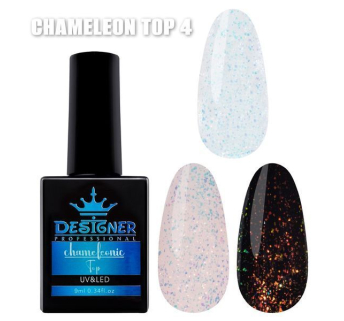 Топове покриття із поталлю №4 - Chameleonic Top Designer, 9 мл.
