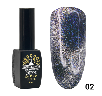 Гель лак кошачий глаз 24D Wild 02