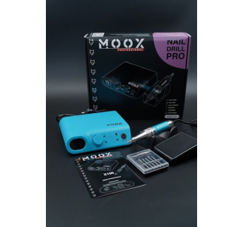 Фрезер Мокс X100 (Light blue) на 45 000 об/хв. та 70W. для манікюру та педикюру