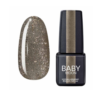 Гель-лак Baby Moon Dance Diamond 022 серебристо-золотой мелко-шиммерный. 6 мл (5908254001758)