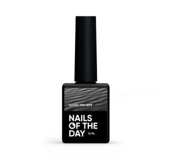 Топ глянцевый Nails Of The Day Glossy Top Wipe без UV фильтров. 10 мл (4828864590002)