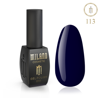 Гель лак MILANO 8 мл № 113 (Ночной синий)