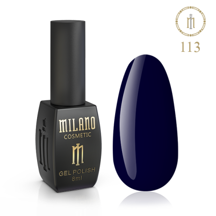 Гель лак MILANO 8 мл № 113 (Ночной синий)