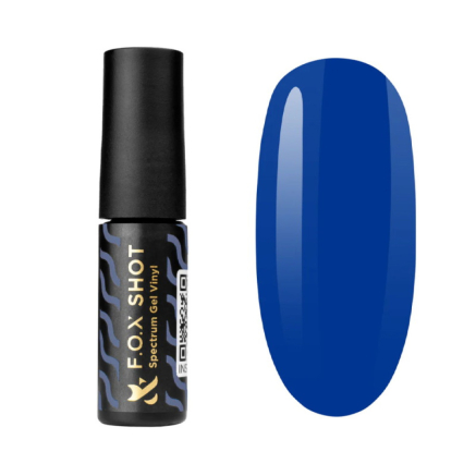 Гель-лак F.O.X Shot Spectrum Gel Vinyl 022 Fatality синій. 5 мл (2100994249091)