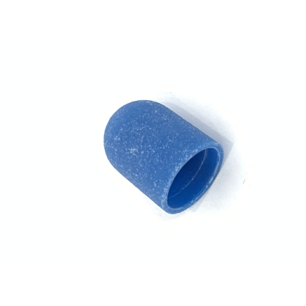 Ковпачки абразиву для педикюру (у пакеті), 13*19 мм, #80, blue 100 шт