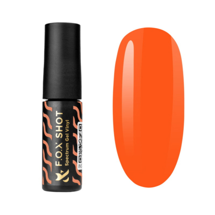 Гель-лак F.O.X Shot Spectrum Gel Vinyl 035 Drive оранжевый коралл. 5 мл (2100994249220)