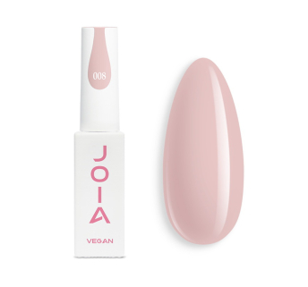 Гель-лак JOIA vegan 008 пудровый нежно-розовый 6 мл (4820259340087)