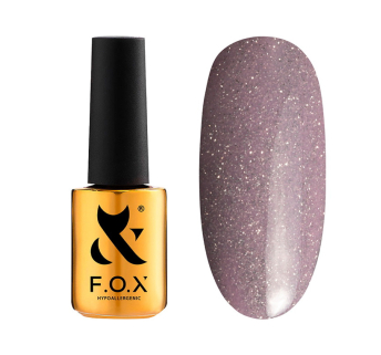 Гель-лак F.O.X Sparkle 006 лиловый с блестками. светоотражающий. 7 мл (390136044574)