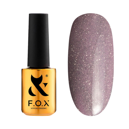 Гель-лак F.O.X Sparkle 006 ліловий з блискітками. світловідбиваючий. 7 мл (390136044574)