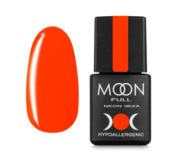 Гель-лак Moon Full Colour Neon Ibiza 714 неоново-апельсиновий. 8 мл (5905123016042)