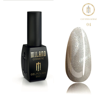 Гель Лак MILANO Cat eyes ALMAZ 8 Мл № 04