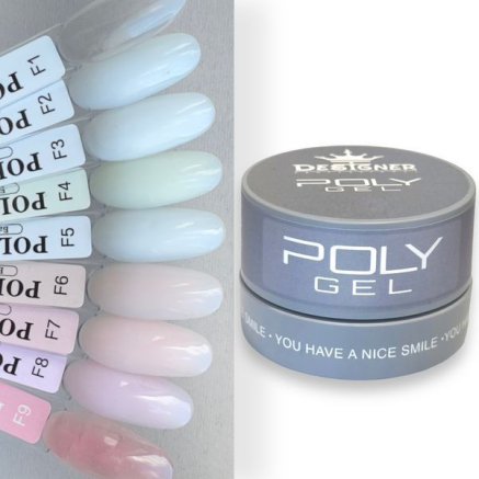 Полігель (30 мл., в банці) Designer F9 Barely Nude