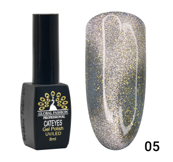 Гель лак кошачий глаз 24D Wild 05