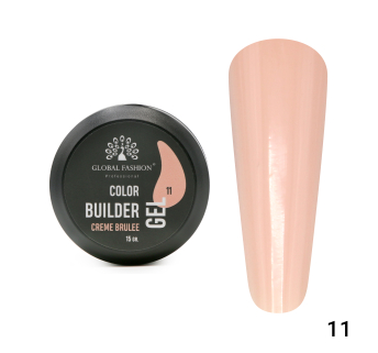 Гель для моделювання нігтів 15 гр, Color Builder Gel 11- Creme brulee