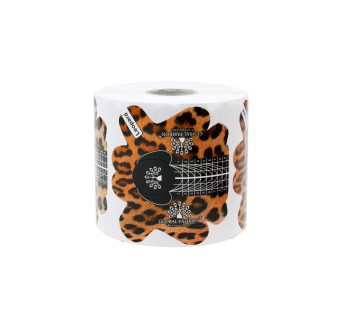 Одноразовые формы для маникюра 300 шт., GF-Leopard