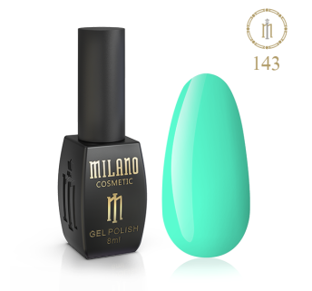Гель лак MILANO 8 мл № 143 (Карибский зеленый)