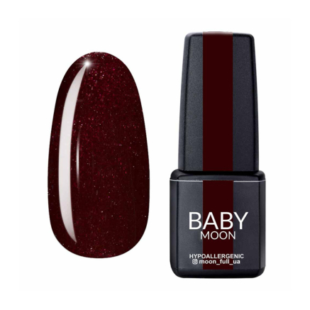 Гель-лак Baby Moon Dance Diamond 010 шоколадно-вишневый с мелким шиммером. 6 мл (5908254001635)
