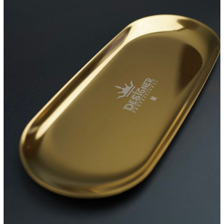 Металевий лоток для інструментів 23 х 9.8 см. Designer - М Gold