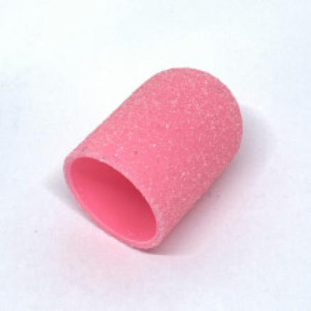Ковпачки абразиву для педикюру, 10*15 мм #150, pink 1 шт.