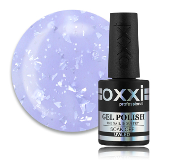 База кольорова Oxxi Professional Rafinad Base 004. фіолетовий з пластівцями поталі і блискітками. 10 мл (2100994269129)