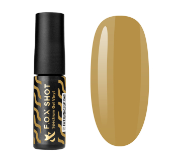 Гель-лак F.O.X Shot Spectrum Gel Vinyl 110 Olga горчичный. 5 мл (2100994262519)