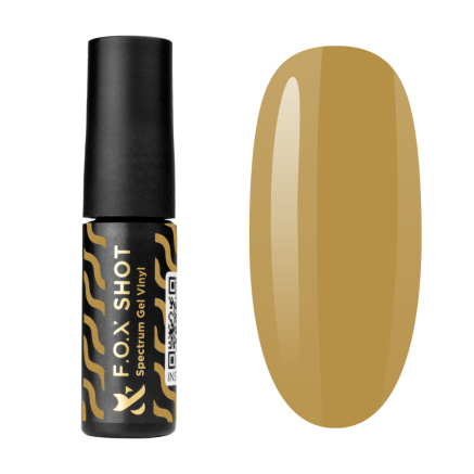 Гель-лак F.O.X Shot Spectrum Gel Vinyl 110 Olga горчичный. 5 мл (2100994262519)