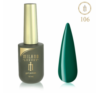 Гель лак MILANO LUXURY 10 мл № 106 (Изумруд)