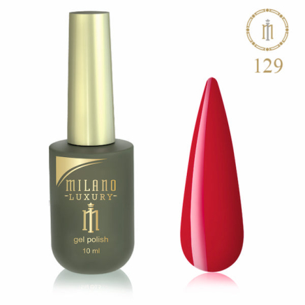 Гель лак MILANO LUXURY 10 мл № 129 (Червоний захід сонця Марса)