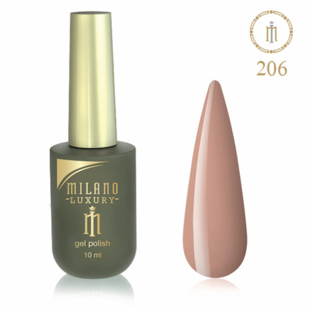 Гель лак MILANO LUXURY 10 мл № 206 (Саподилла)