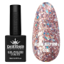 Гель лак Clow Glitter 570 Designer (9мл.) - з пластівцями хамелеон різних розмірів та гліттером