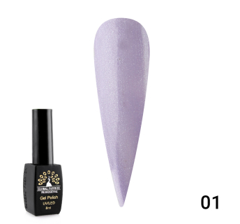 Гель лак Global Fashion Summer Light + шиммер 8 мл 01