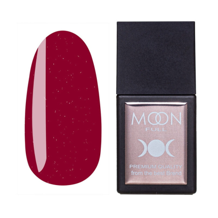 База кольорова Moon Full Amazing Color Base 3006. малиново-червоний з дрібним шимером. 12 мл (5905123017261)