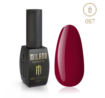 Гель лак MILANO 8 мл № 087 (Красный цвет Марса)
