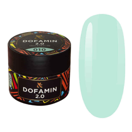 База цветная F.O.X Base Dofamin 2.0 010. голубая бирюза. 10 мл (2100994290376)