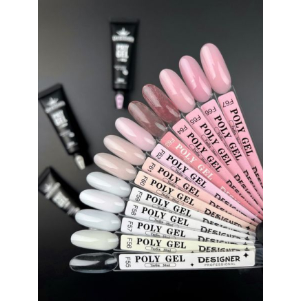 Полігель Pink Deligh F67 (30 мл.) Designer