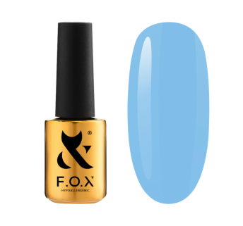 Гель-лак F.O.X Spectrum Gel Vinyl 058 Circus голубой. 7 мл (2100994239160)