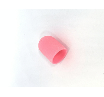 Ковпачки абразиву для педикюру, 10*15 мм #180, pink 1 шт.